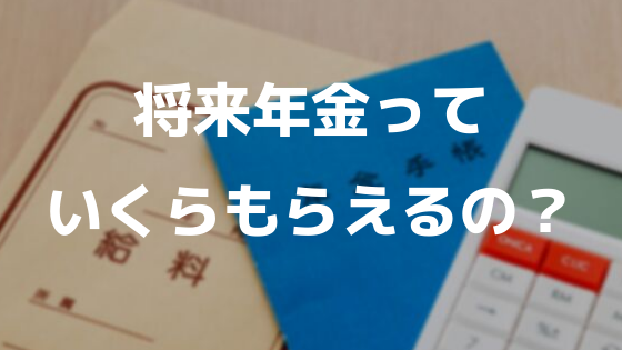 将来年金っていくらもらえるの？